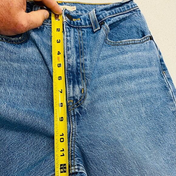 Levi’s Premium 70s High Flare Jeans 28x32 Stretch Denim EUC Retro Style - Picture 8 of 14